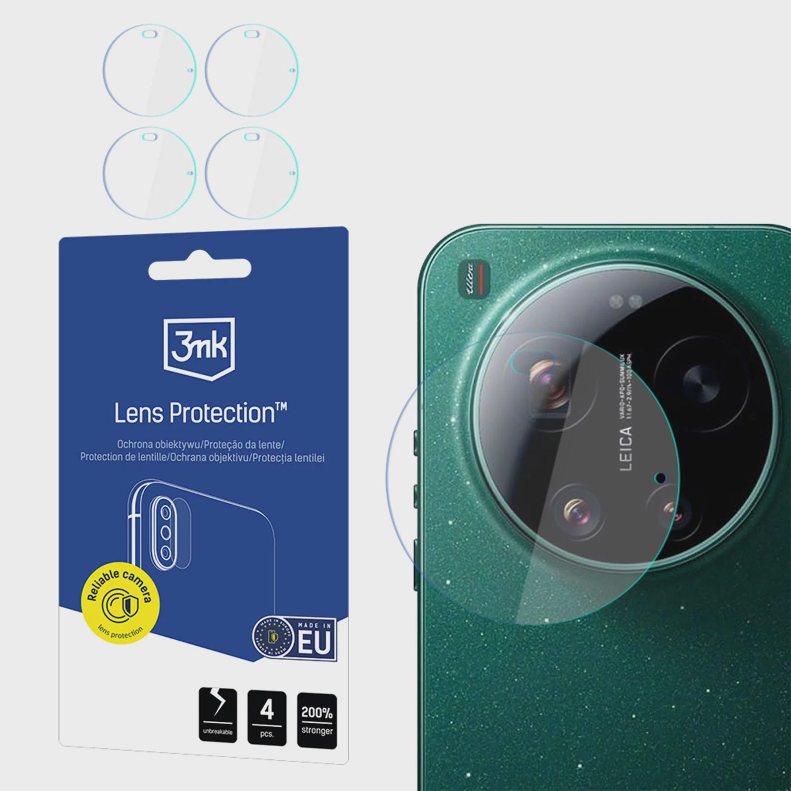 3mk Lens Protection™ Hybridkameralinsglas för Xiaomi 17 Ultra