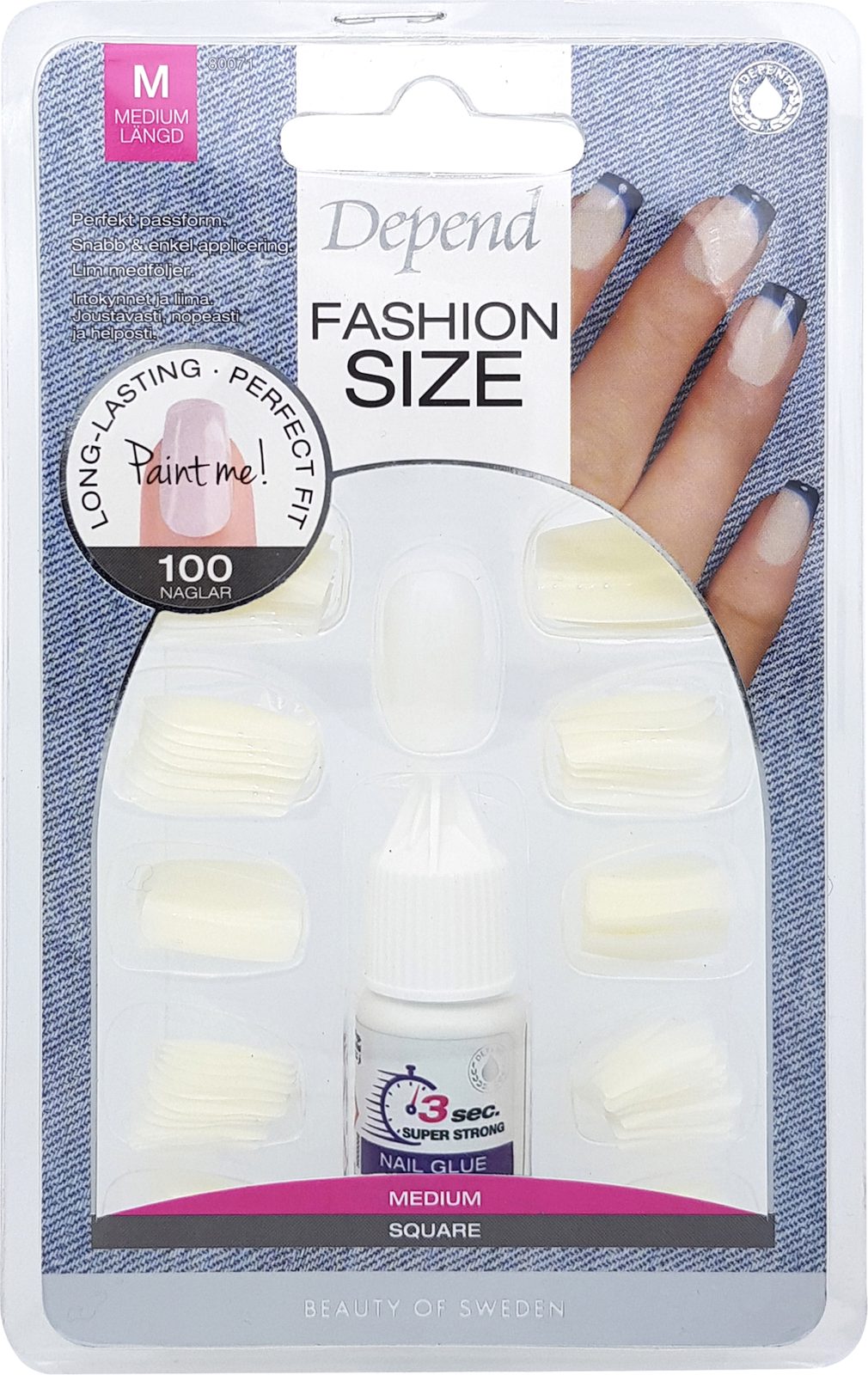 Depend Fashion Size 100-pack Fashion Size 100-pack Medium Square Fashion Size 100-pack Medium Square