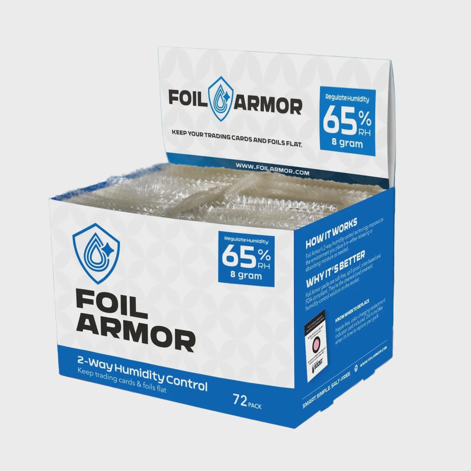 Foil Armor - 8 gram Humidity Control Pack Display (72 Packs)