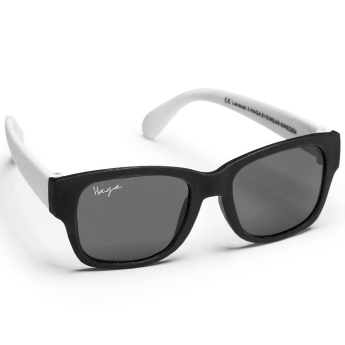 Haga Eyewear Pim Matt Black/White
