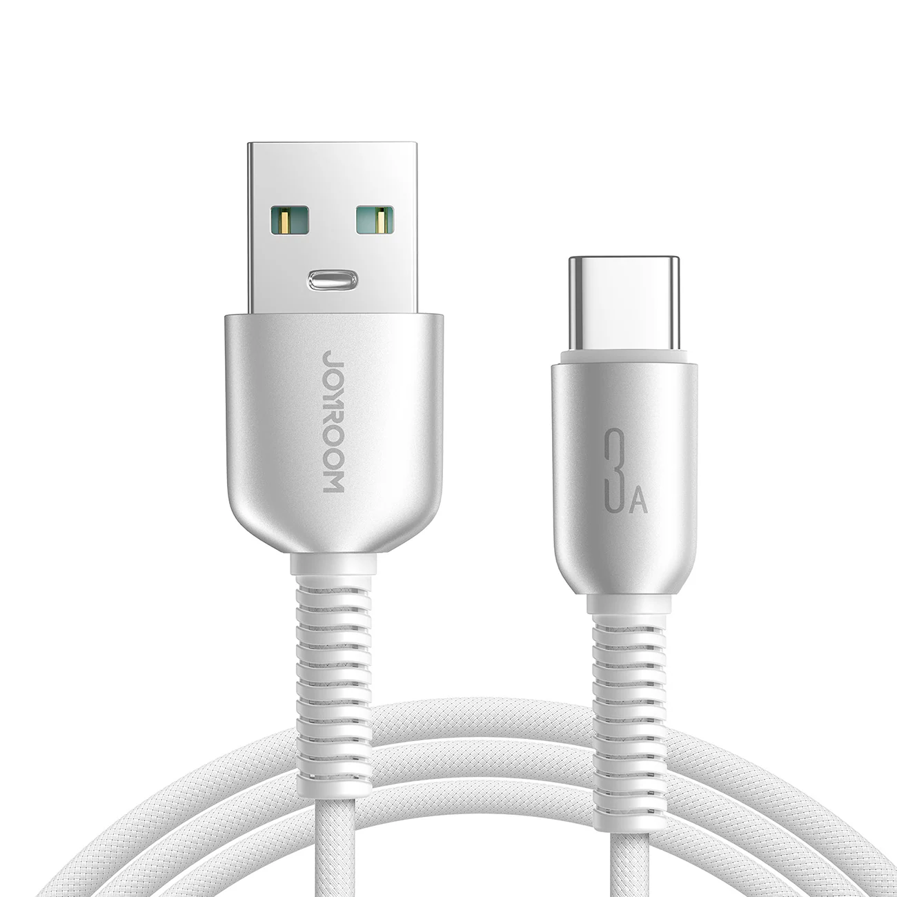 Joyroom S-A51 Cutting-Edge Series 3A USB-A - USB-C-kabel 1,2 m - ljusgrå