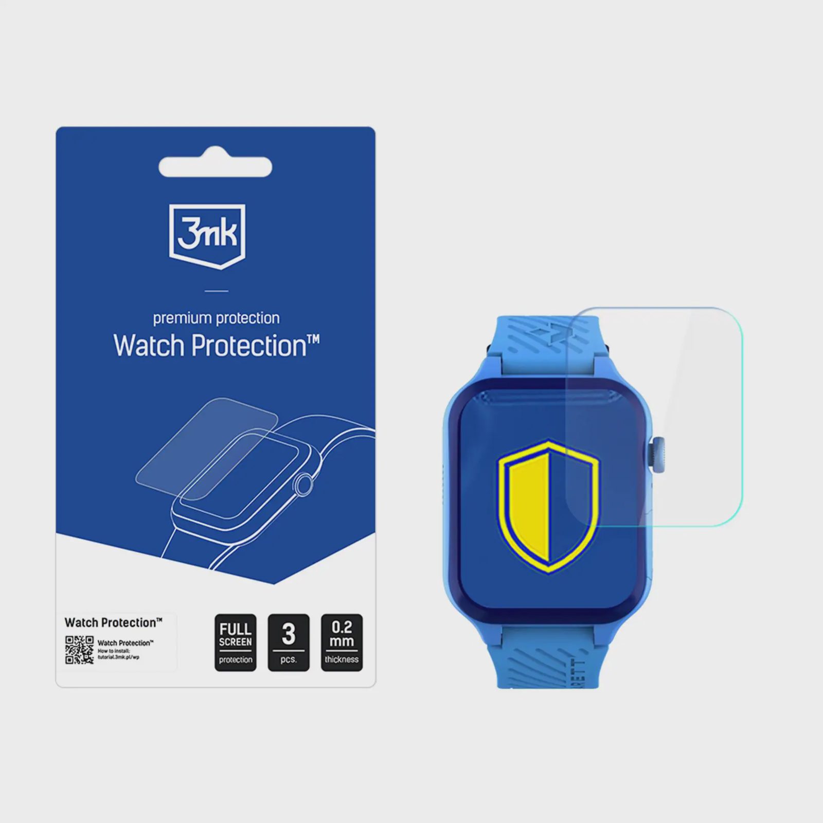3mk Klockskydd ARC Smartwatch skärmskyddsfilm för Garett Essa 2 eSIM 4G