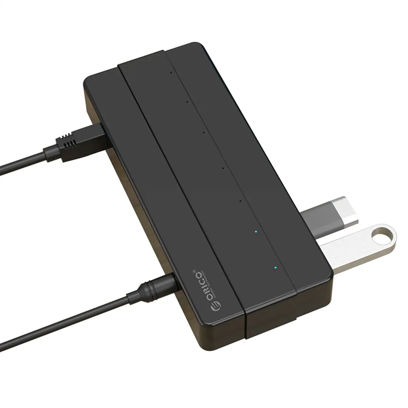 Nav Orico H7928-U3-V1 7x USB-A 3.0 - svart, bild 4