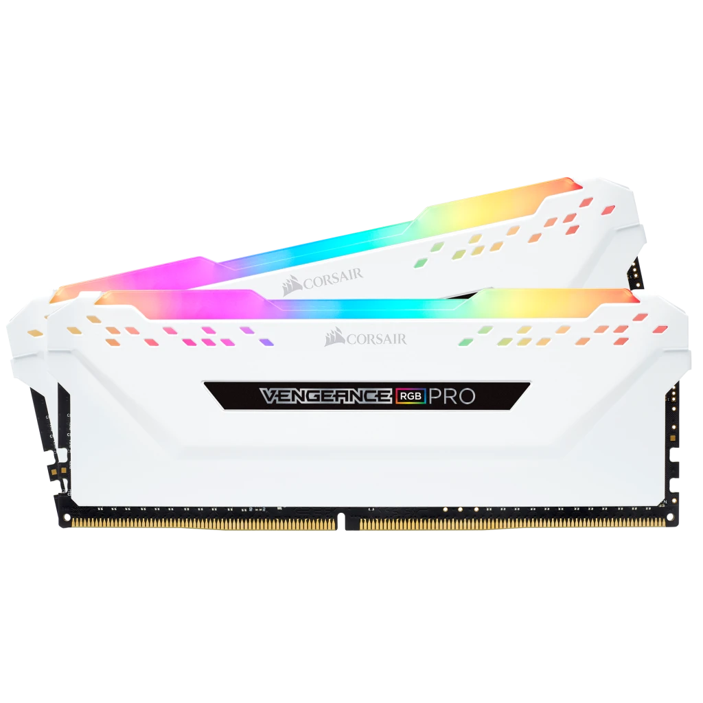 VENGEANCE® RGB PRO 16GB (2 x 8GB) DDR4 DRAM 3600MHz C18 Memory Kit — White, bild 3