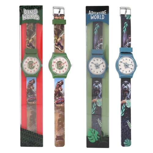 Dino World - Armbandsur i silikon