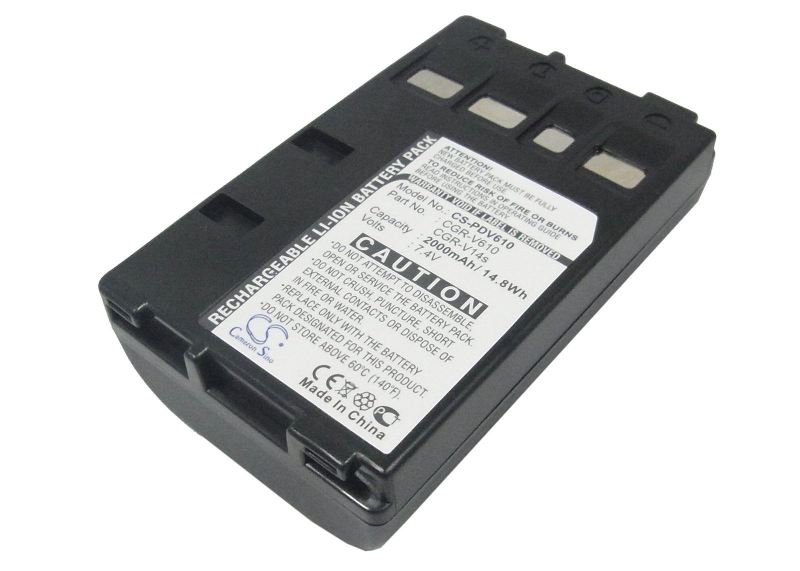 Batteri till Kamera för Panasonic NVRX64, NVRX24, NV-VZ9EU m.fl., bild 2