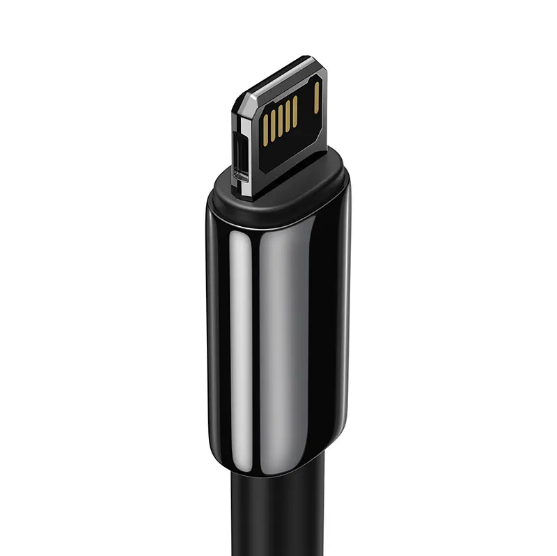 Baseus Tungsten Gold USB-A till Lightning 2.4A, 2m - Svart, bild 3