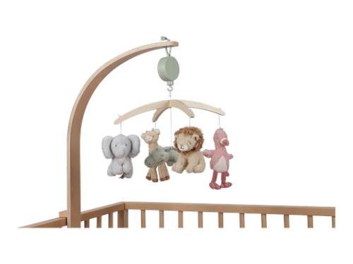 Little Dutch - Wooden music mobile - Safari Friends (LD8300), bild 3