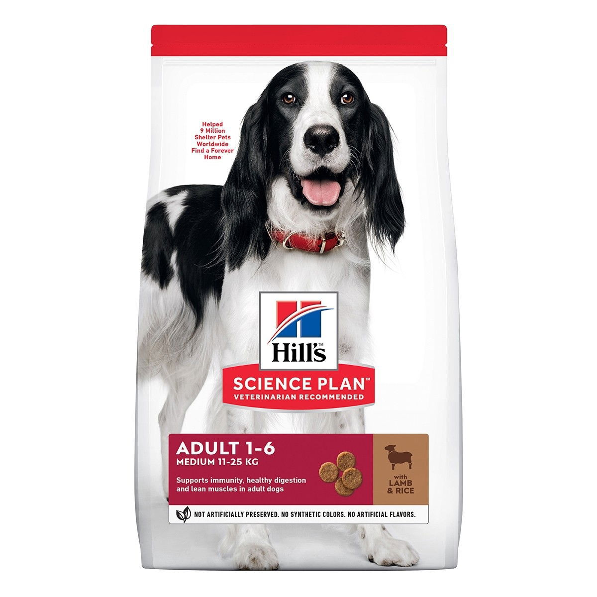 Hill's Science Plan Dog Adult Medium Lamb & Rice 2,5 kg