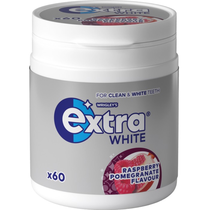 Extra White Raspberry Pomegranate 60 bitar