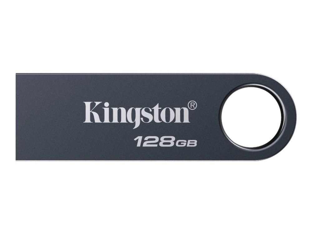 128 GB Kingston DataTraveler SE9 G3, USB 3.2, metallhölje - Svart