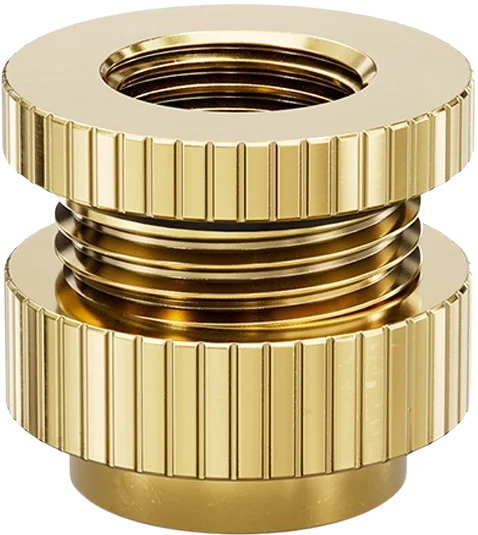 EK-Quantum Torque Pass-Through G1/4 - Gold