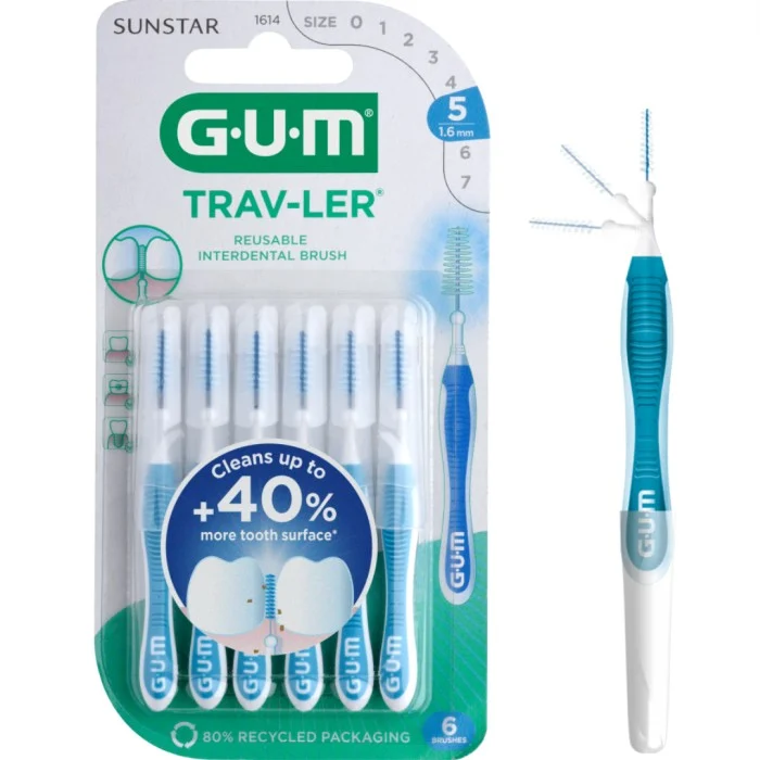 Sunstar GUM D.GUM interdental borst 1614/6