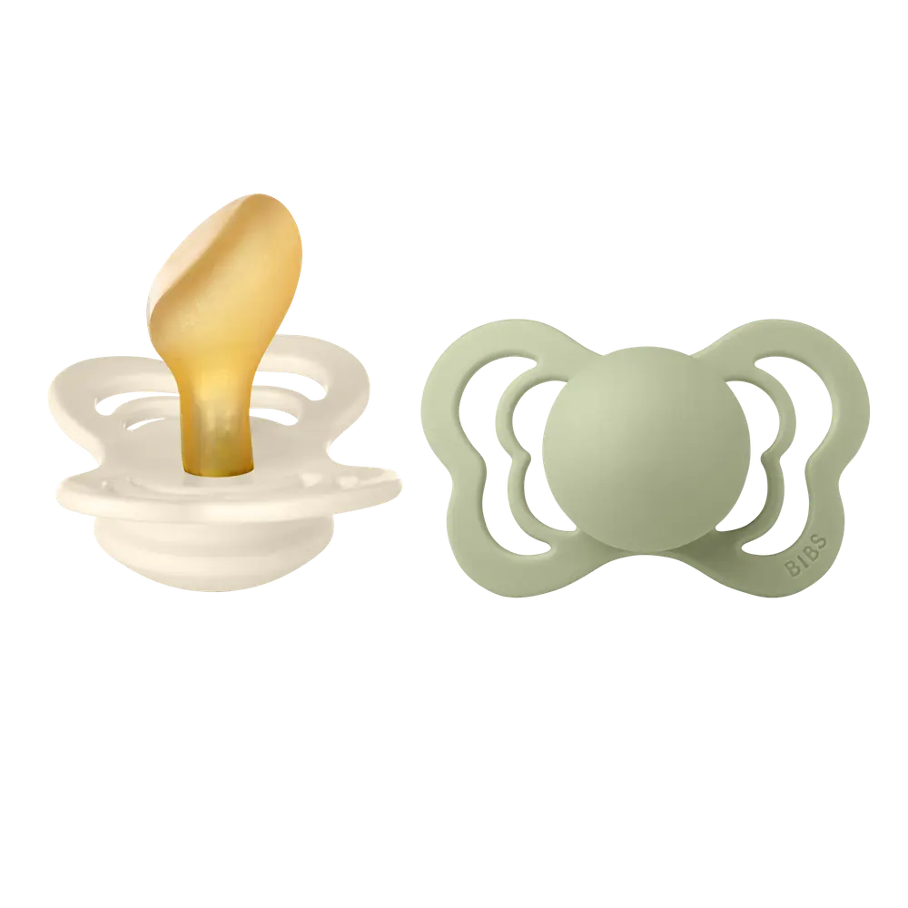 BIBS Couture 2-pack Latex Size 2 Ivory/Sage, bild 2