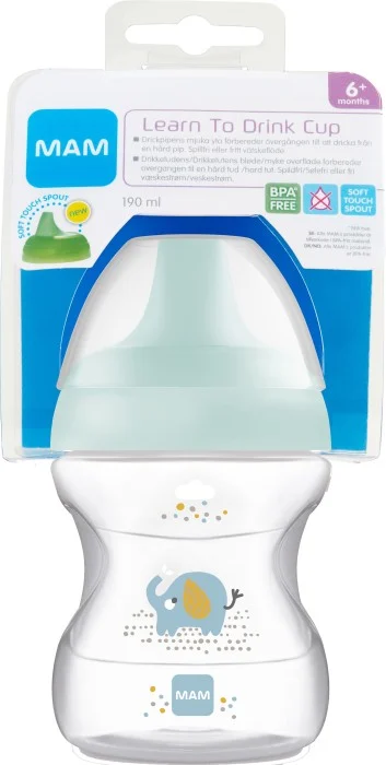 MAM Learn To Drink Cup Blå 190 ml, bild 2