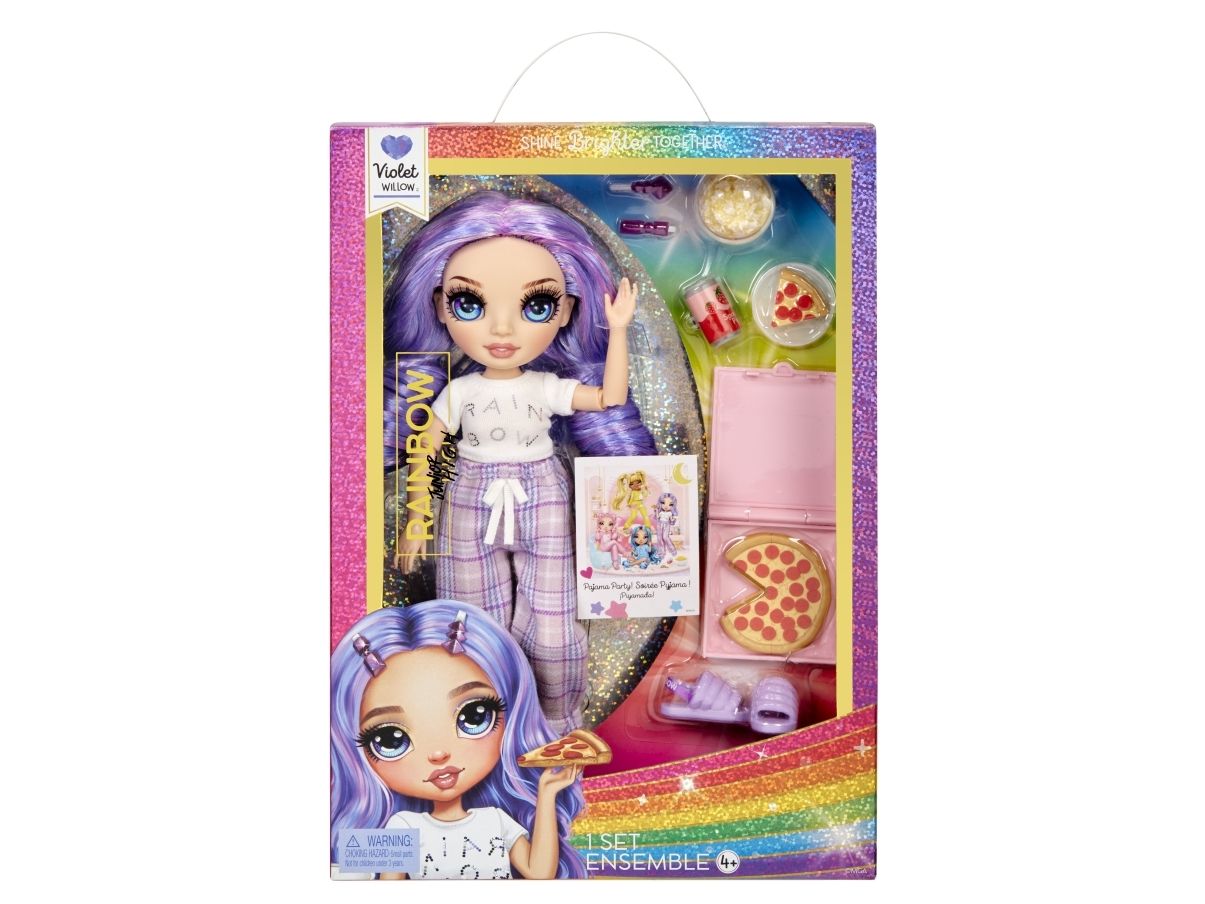 MGA Rainbow High Junior modedocka Violet Willow, lila