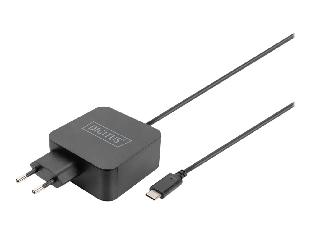 DIGITUS - Strömadapter - AC 100-240 V - 65 Watt - svart