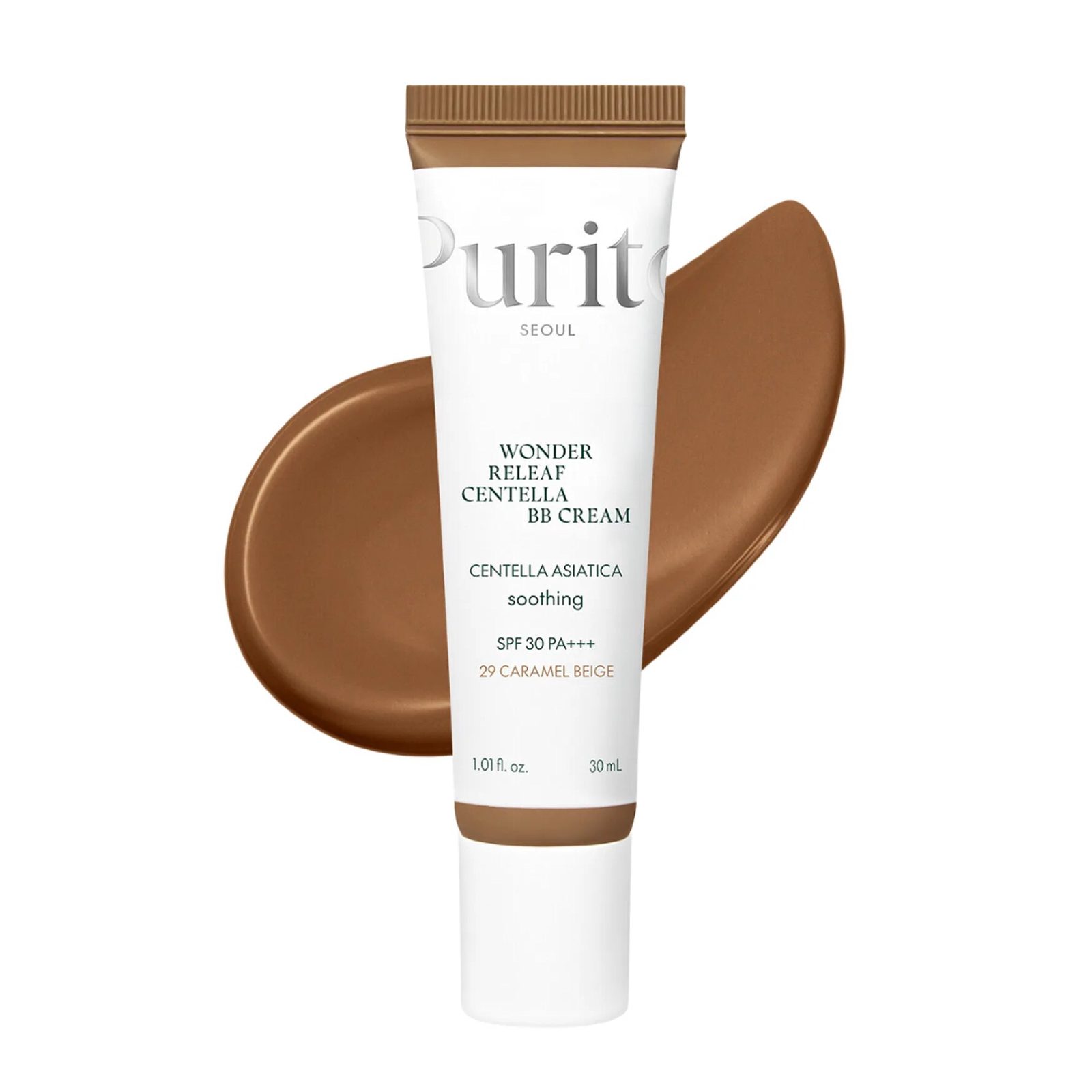 Purito Wonder Releaf Centella BB Cream #29 Caramel Beige 30 ml