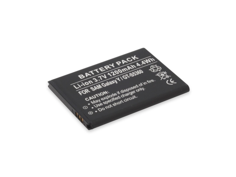 Ansmann Li-Ion-batteri 1200 mAh för Samsung Galaxy Y GT-5360 (1420-0009)