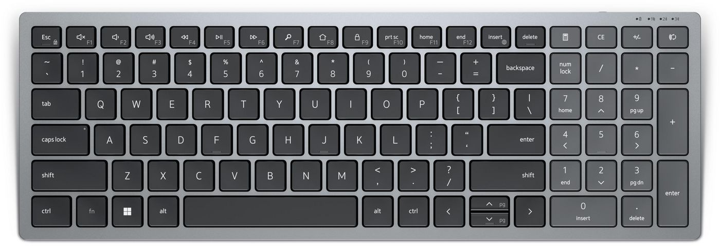 Dell KB740 Tangentbord Compact - Trådlös Grå, bild 4