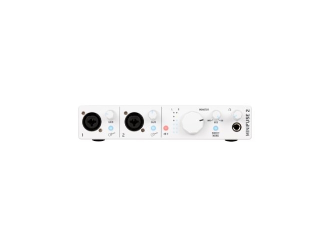 Arturia MiniFuse 2, 2x2 Audio Interface, XLR/6,3mm, USB/MIDI - Vit