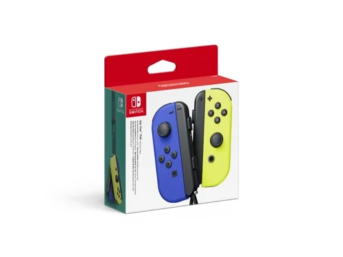 Nintendo Switch Joy-Con-Kontroller Par, blå/gul, bild 2