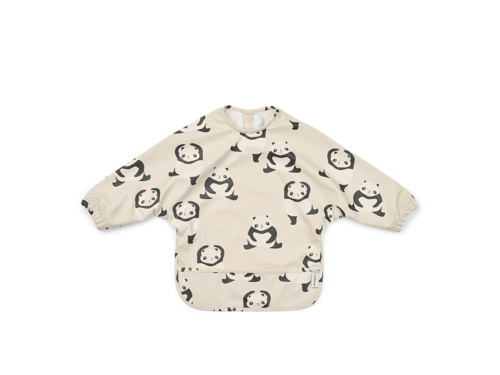 Liewood - Merle Printed Cape Bib - Panda / Sandy - One size, bild 4