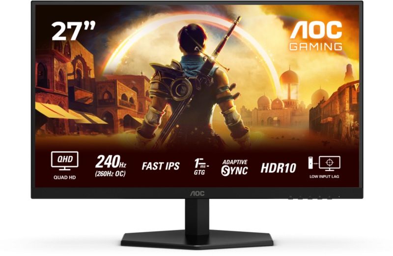 AOC Q27G42ZE / 27" / IPS / 2560x1440 / 240hz / 0.3ms / HDR10 / 2xHDMI,DP, bild 5