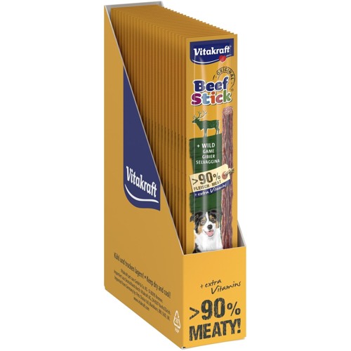 Vitakraft - 25 x Beef Stick Game 12gr