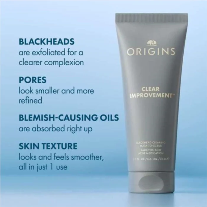 Origins Clear Improvement Blackhead Clearing Mask-To-Scrub 75 ml, bild 2