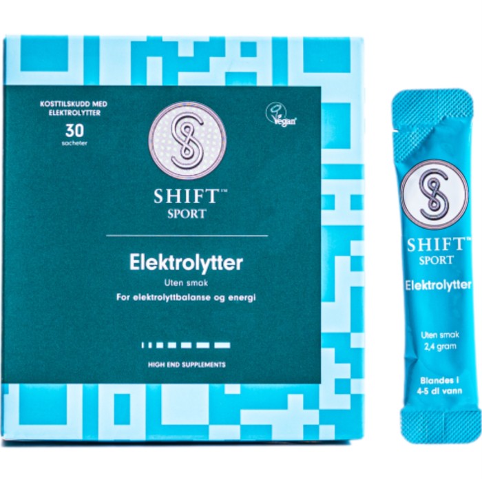 SHIFT Sport Elektrolyter Neutral sachet 30 st á 2,4 g