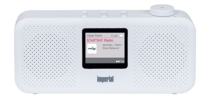 Imperial DABMAN 16, Klockradio, Analog och digital, DAB, DAB+, FM, 87,5 - 108 MHz, 174 - 240 MHz, 2 W
