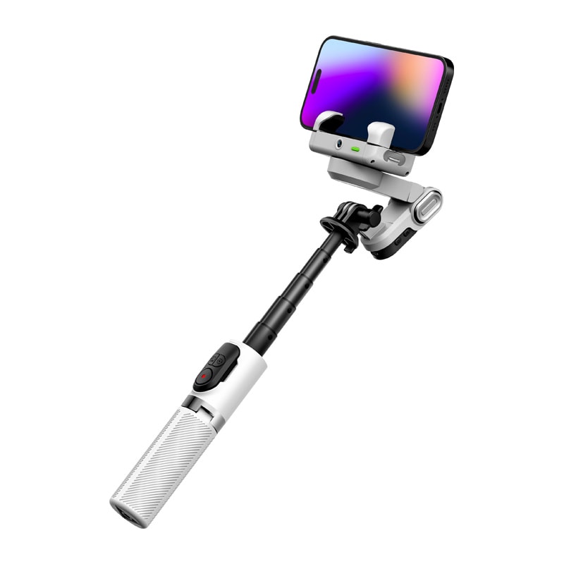 AOCHUAN M1 Pro Gimbal with RGB Lighting (White), bild 2