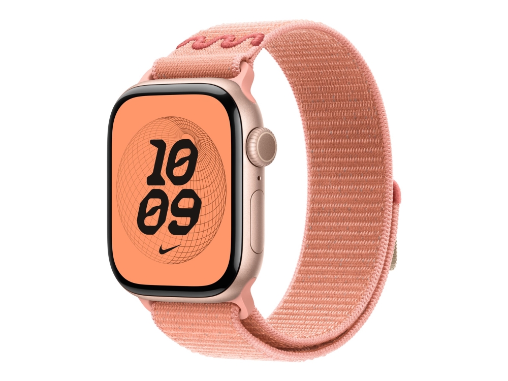 Apple Watch 42 mm Nike Sportloop, Alpenglow Pink