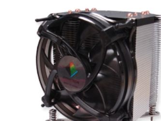 Inter-Tech K-17 - Processorkylare - (för: LGA1156, LGA1155) - aluminium - 92 mm - 3U