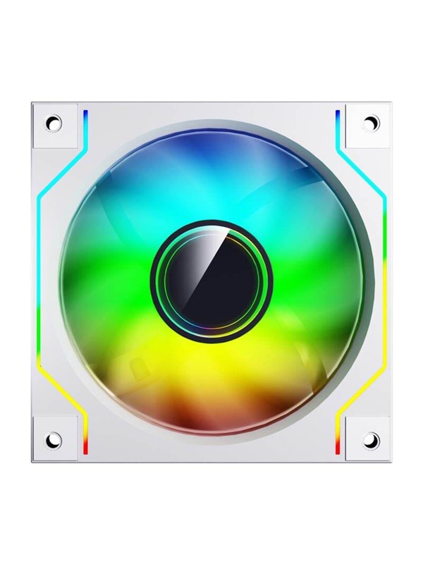Darkflash DM20 computer fan (white) - Chassi fläkt - 120mm - Vit - 32 dBA, bild 4