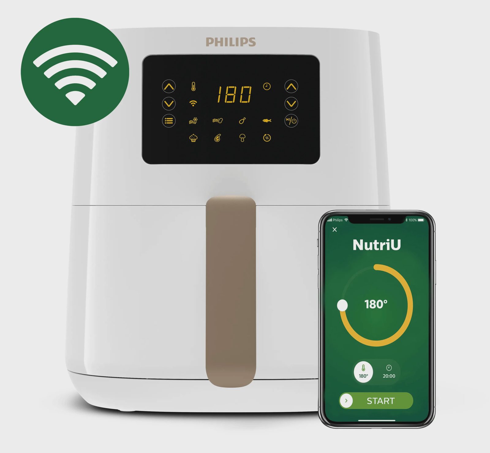 Philips HD9255/30 airfryer 1,4 kW 4,1 L Series 5000 Connected, vit
