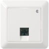 ELKO RJ45 uttag, enkelt infällt, Cat.6, oskärmat