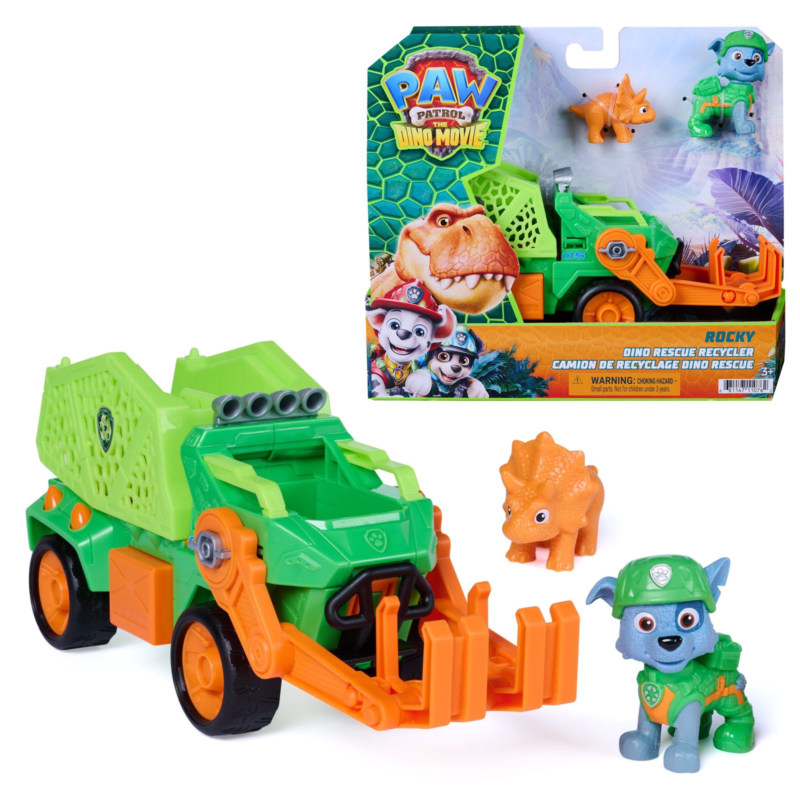 Paw Patrol - The Dino Movie - Rocky Dino Rescue Recycler, bild 5