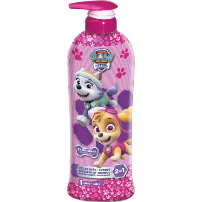 Paw Patrol 2in1 Bubblebath & Shampoo 1000 ml