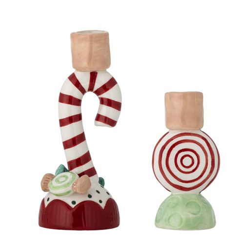 Bloomingville - Leiani Candle Holder - Multi - Ceramic
