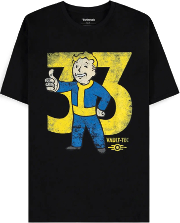 Fallout Vault 33 Rule Of Thumb T-shirt Svart (Large)