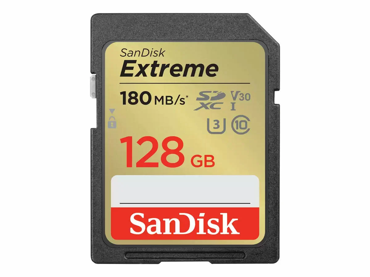 SanDisk SDXC Extreme 128GB minneskort UHS-I C10 v30, bild 4