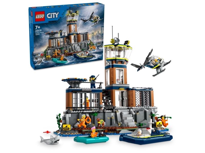LEGO City Police Polisens fängelseö 60419, bild 4