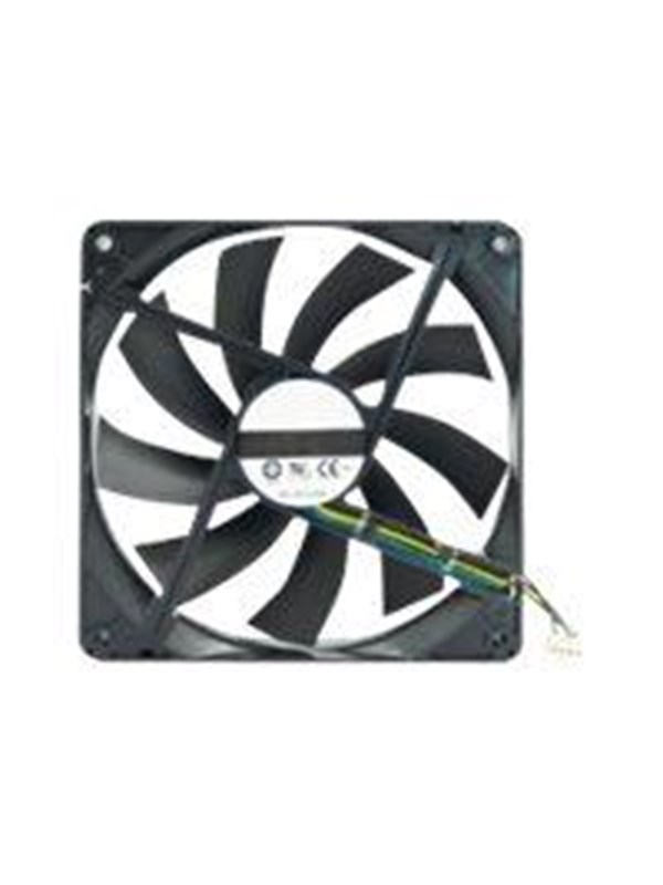 QNAP 140x140x25mm fan 12V 4PIN - Chassi fläkt - 140mm - Svart
