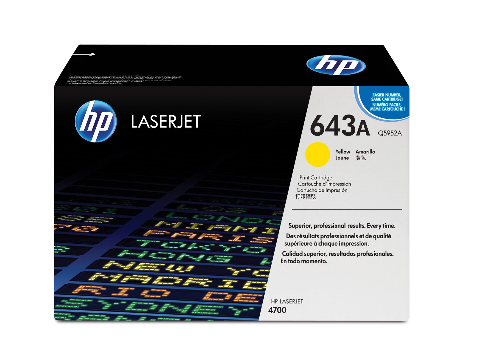 HP 643A Gul, Color LaserJet 4700, 10000 sidor, bild 3