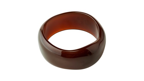 PILGRIM - AASE Maxi Bangle - Coffee - 65 x 65 mm, bild 3