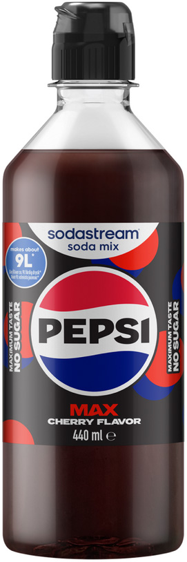 SodaStream Pepsi Max Cherry smaksirap, 440 ml