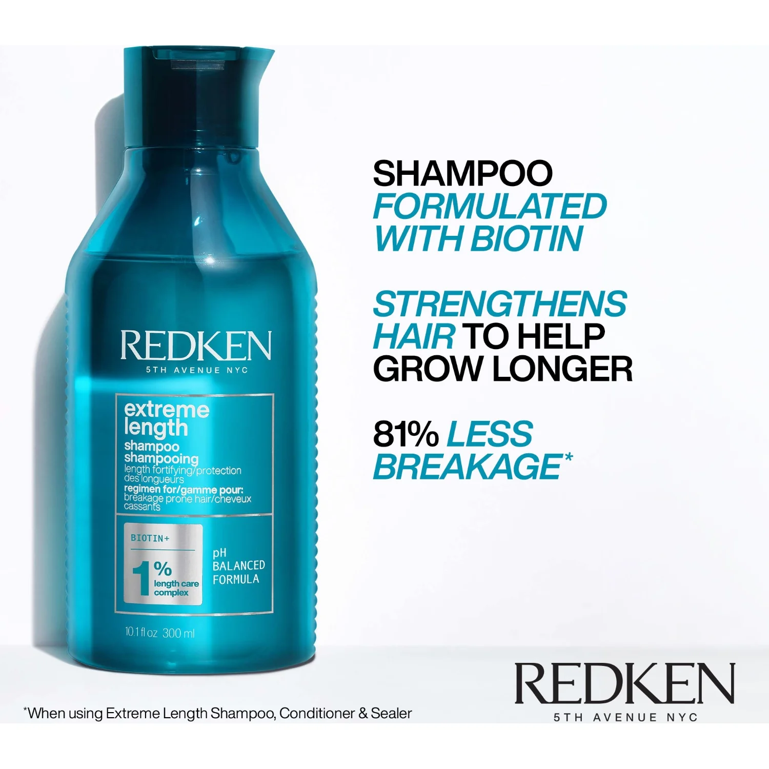 Redken Extreme Length Shampoo 300 ml, bild 3