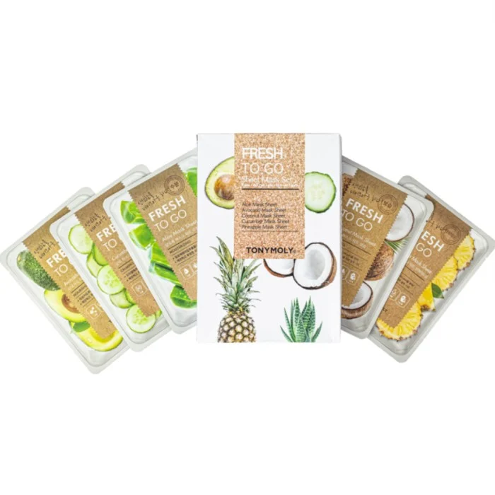 Tonymoly Fresh To Go Sheet Mask Set 5 pcs, bild 2
